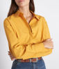 Picture of ESMERALDA CRISP YELLOW COTTON SHIRT